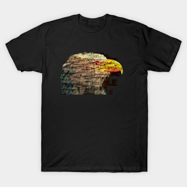 The bald American Eagle T-Shirt by SPAZE